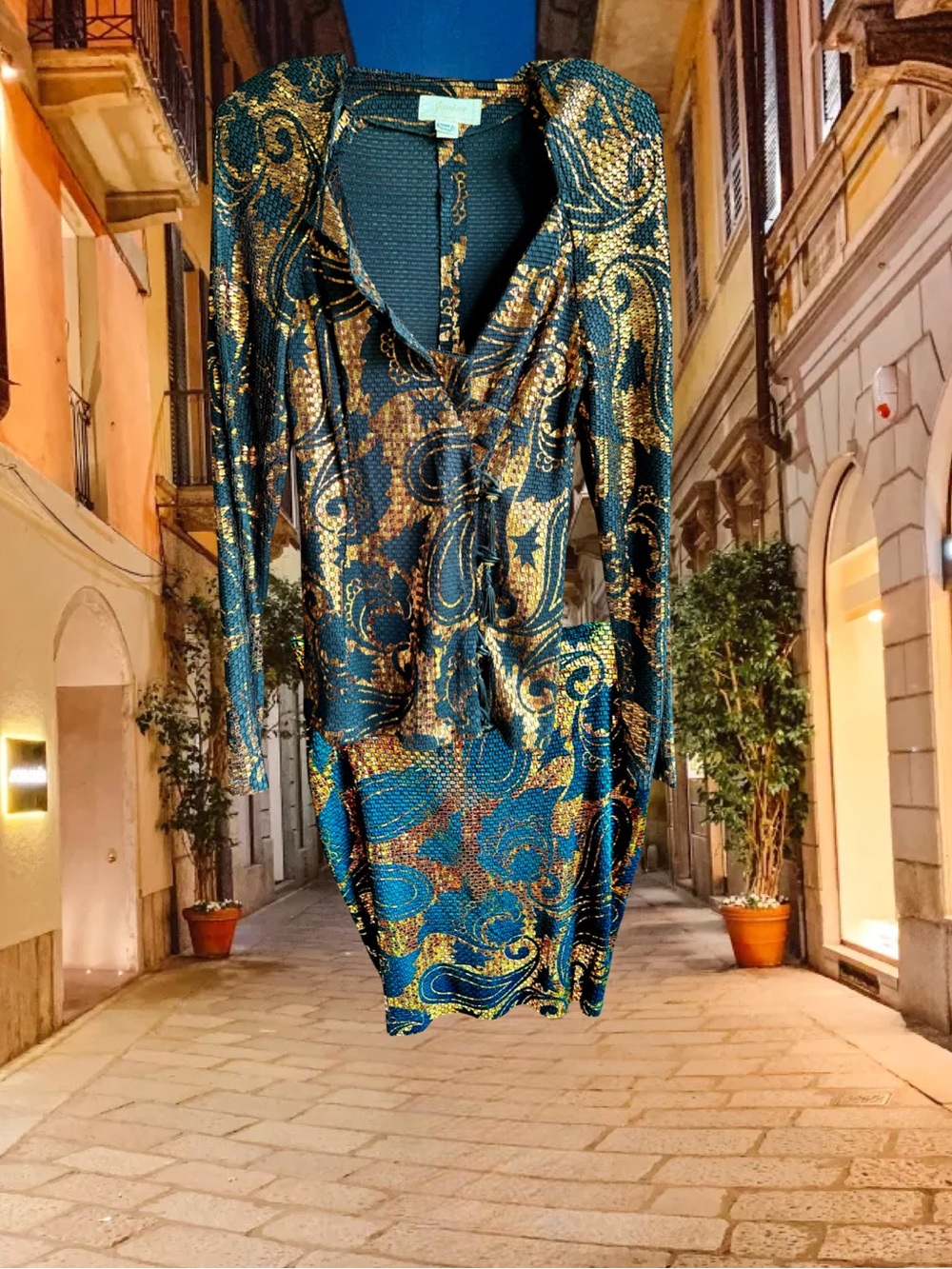 Vintage 80’s Janine’s 2 pc Suit Made in Italy Size Medium Only One on the Web!